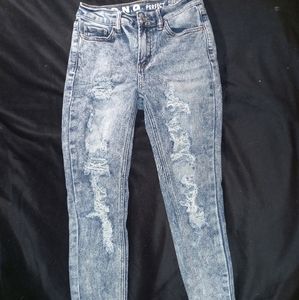 High Rise Skinny Ankle Jeans